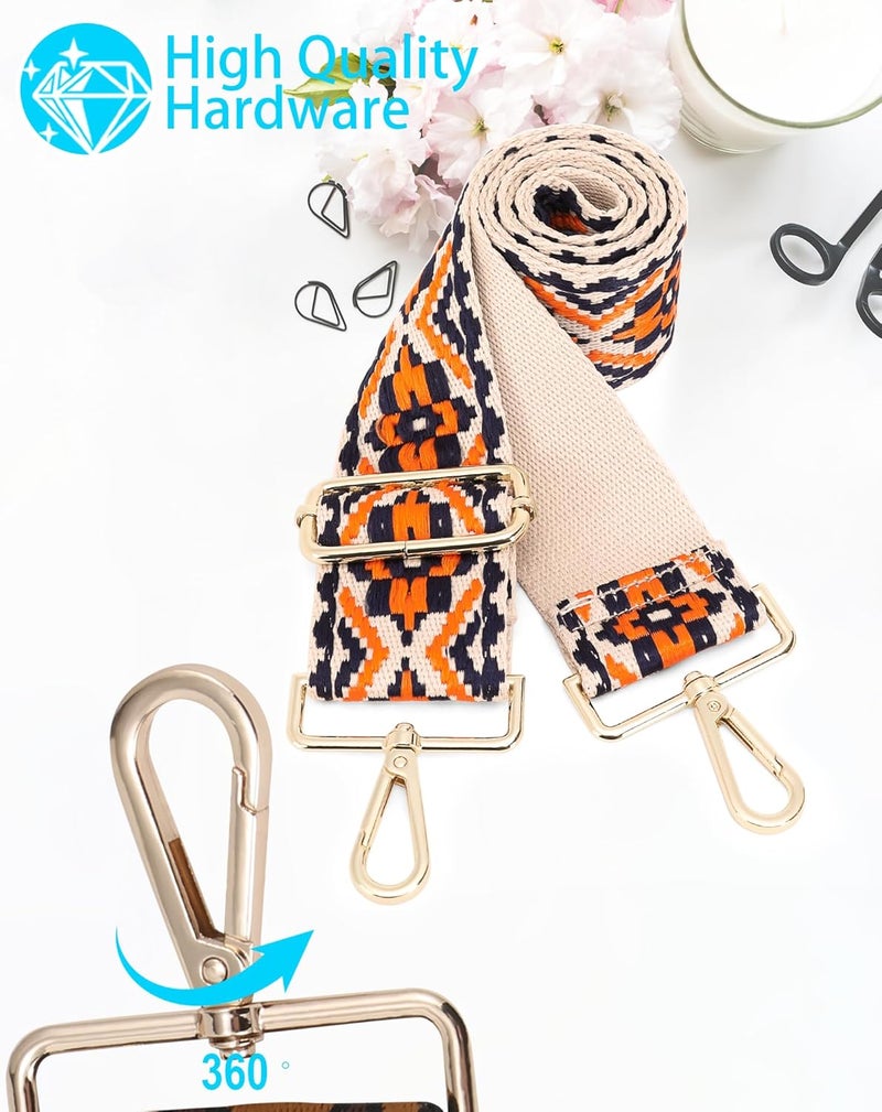 GINJKGO Store Purse Straps Replacement Crossbody - Adjustable Bag Strap for Purses, Wide Shoulder Strap for Women Guitar Purses - Image 2
